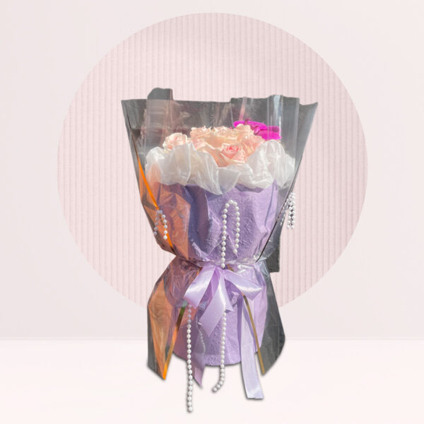 Orchid and Pink Rose Delight