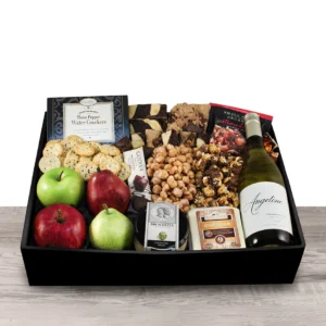 White Wine, Fruits & Cheese Gift Box
