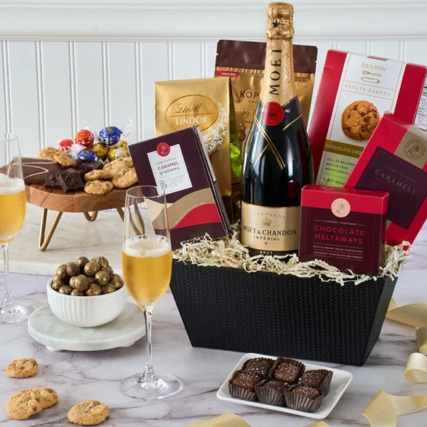 Champagne & Truffles Gift Basket - Moët & Chandon Imperial Brut