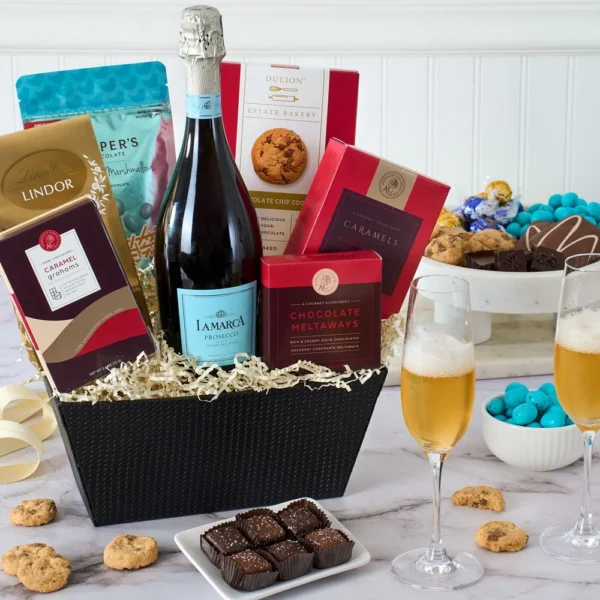 Champagne & Truffles Gift Basket - Prosecco