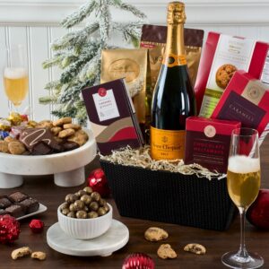 Christmas Champagne and Chocolate Gift Basket