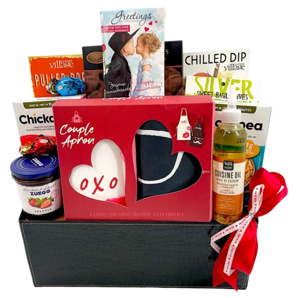 Culinary Love Nest: Valentine's Gourmet & Home Basket