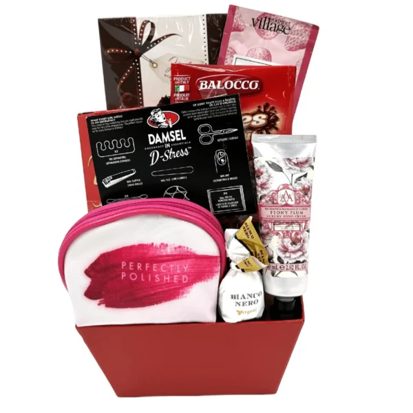 Red Bliss Luxury Spa Basket