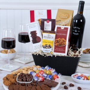 Red Wine & Dark Chocolate Gift Basket - Smith & Hook